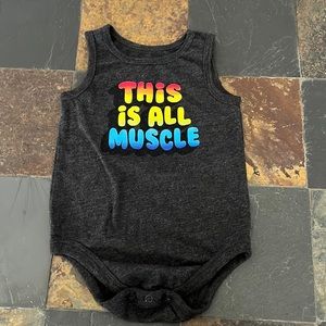 Geranimals tank top onesie size 18M This is all muscle